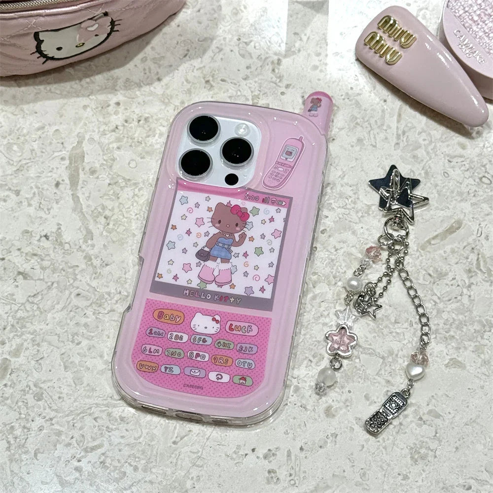 Pink Cute Hello Kitty Mobile Phone Case