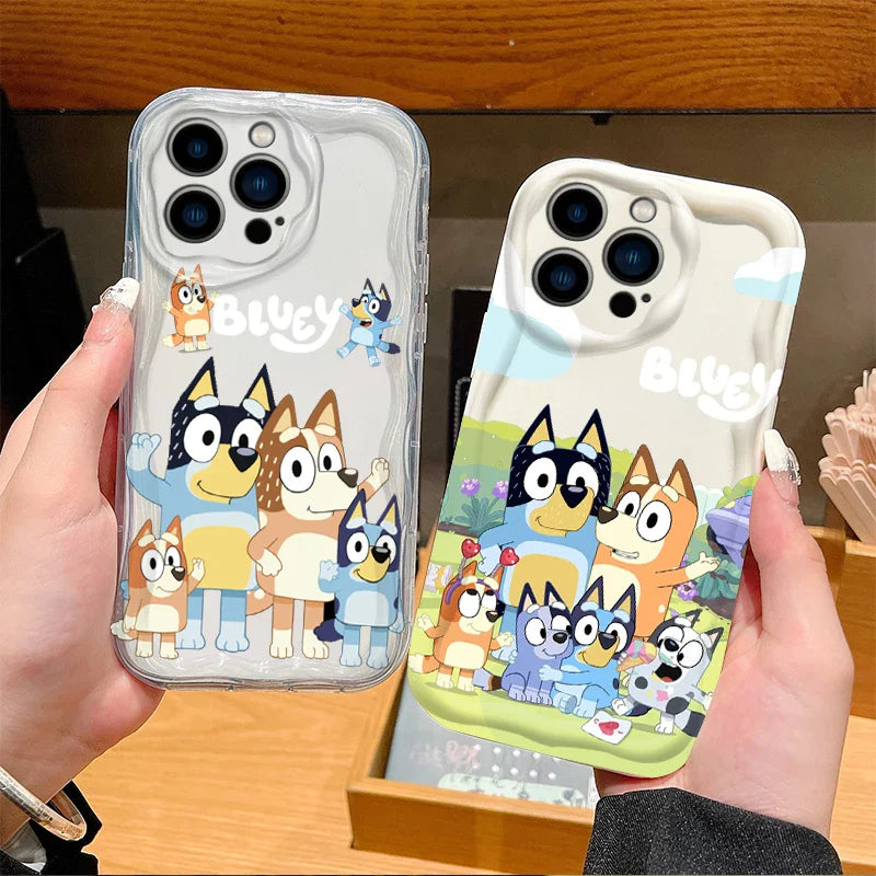 Cartoon Dog Soft White Phone Case For iPhone