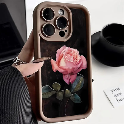 Aesthetic Rose Flower Phone Case