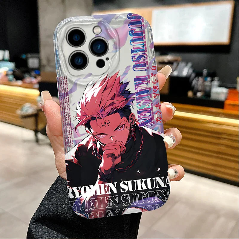Jujutsu Kaisen Gojo Satoru Soft Wave Phone Case For iPhone