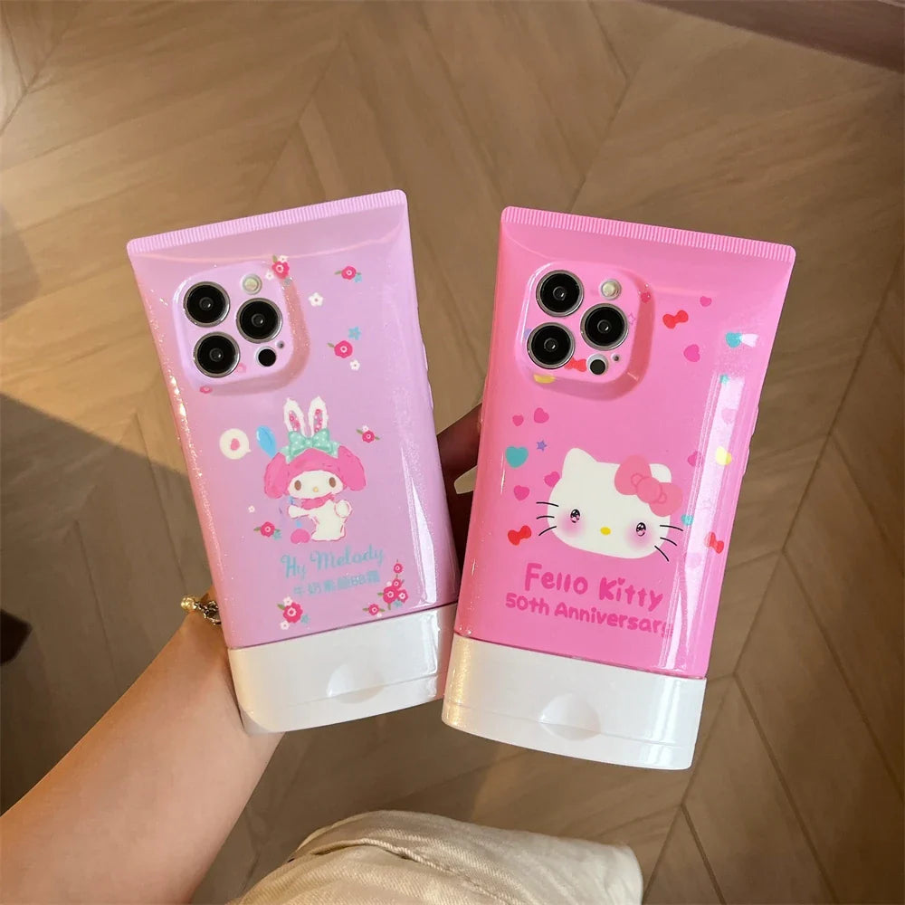 Stereoscopic Hello Kitty Cartoon Phone Case