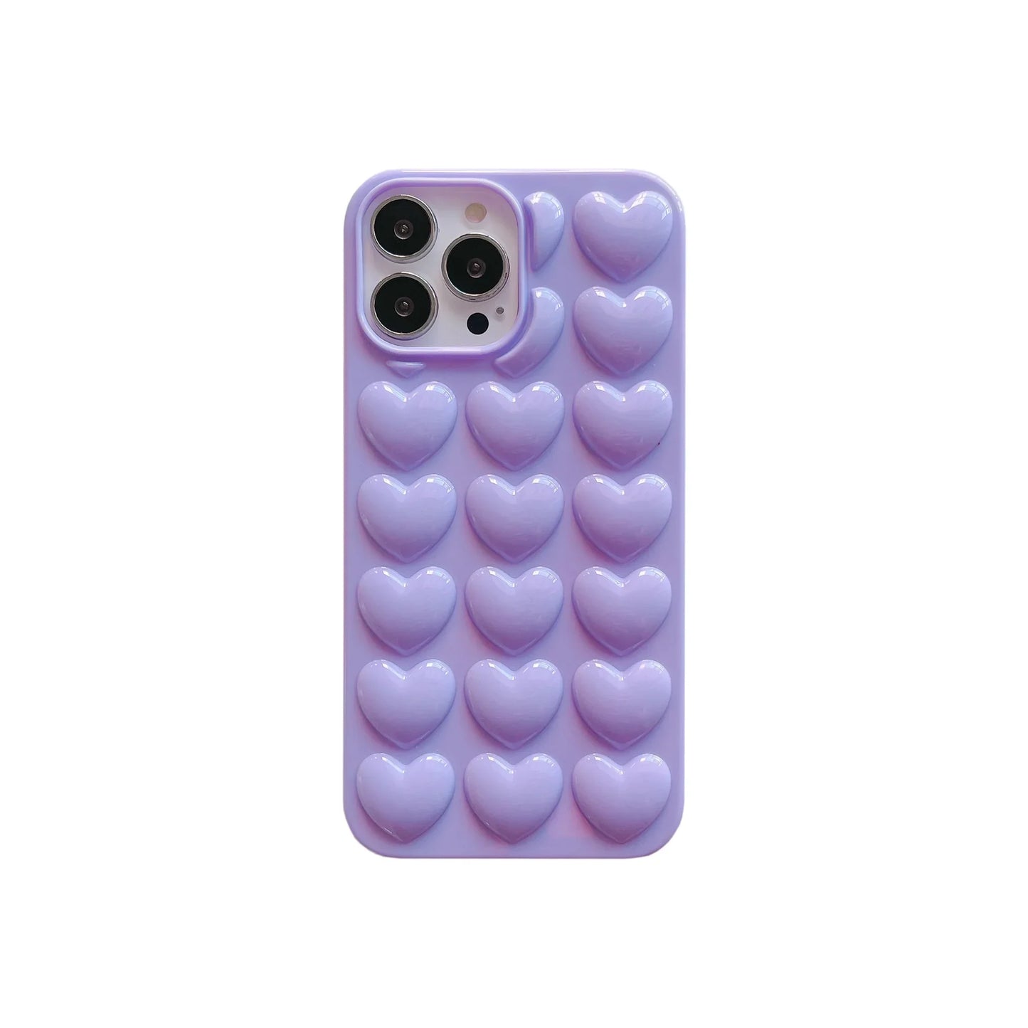 Purple Hearts Phone Case