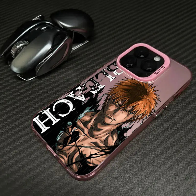Bleach Ichigo Kurosaki Rukia Anime Coque Phone Case