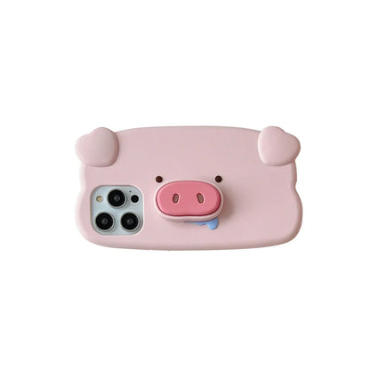 Kawaii Cartoon Pig Phone Case