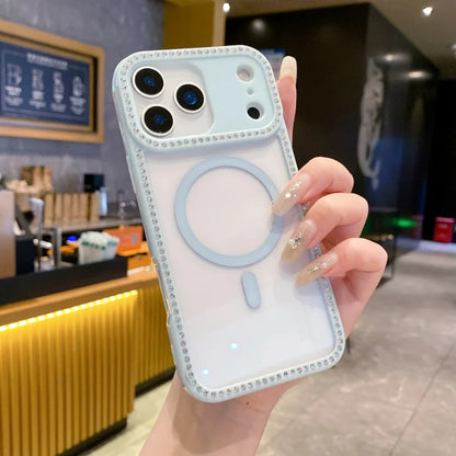 Glitter Rhinestones Laser Diamond Phone Case For iPhone