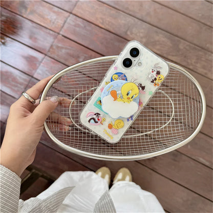 Funny Cute Duck Little Bird Magnetic Phone Case For iPhone