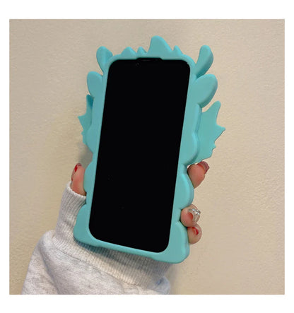 Kawaii 3D Cartoon Big Dinosaur Phone Case