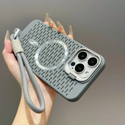 Lens mount For magsafe Wrist Strap Lanyard Phone Case For iPhone