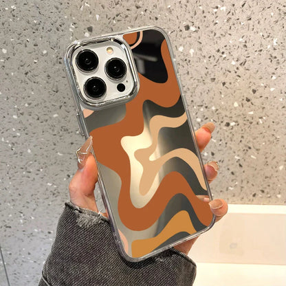 Swirl Pattern Mirror Phone Case