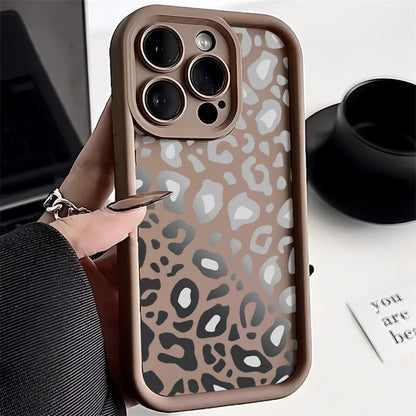 Leopard Print Silicone Phone Case