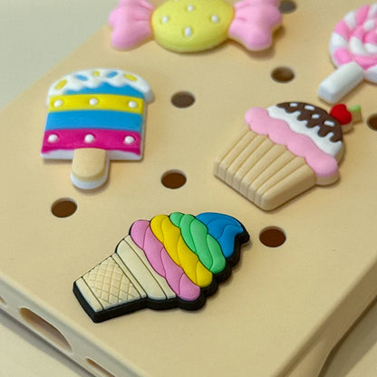 Fashion Diy Charms Holes Phone Case For iPhone