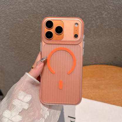 Matte Corrugated For Magsafe Magnetic Wireless Charging Case For iPhone