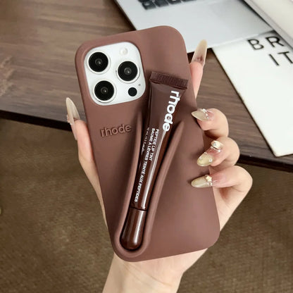 Rhode Phone Case Lip Case Rhode Soft Silicone Phone Case With Box