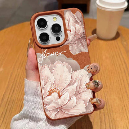 Korean Floral Flowers Phone Case For IPhone