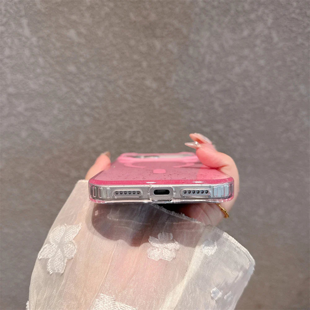 Jelly Glitter For Magsafe Wireless Charging Case For iPhone