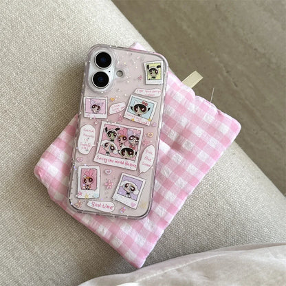 New Cute Cartoon Fashion Girls Phone Case For iPhone