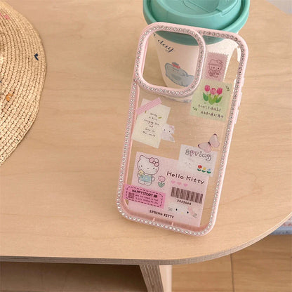 Hot Trend Barcode Label Cute Hello Kitty Daily Life Phone Case