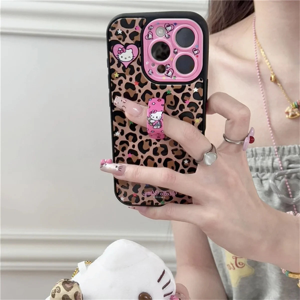 Fashion Brown Leopard Print Phone Case For iPhone