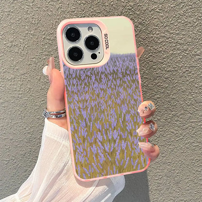 Lavender Garden Phone Case For iPhone