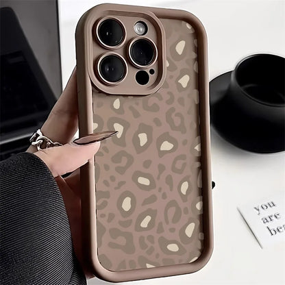 Leopard Print Silicone Phone Case