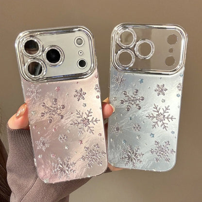 Korean Christmas Snowflakes Phone Case For iPhone