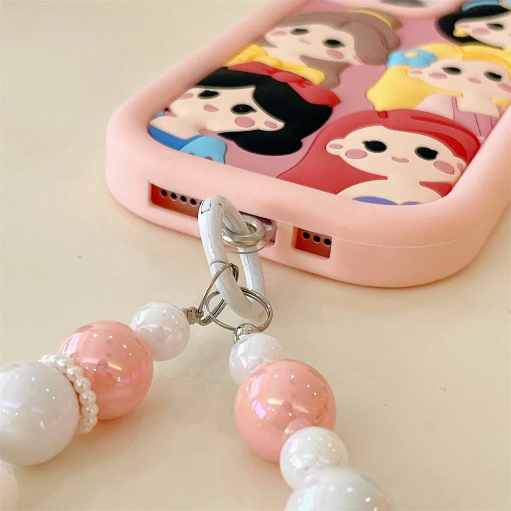 3D Stereoscopic Disney Jasmine The Princesses Phone Case
