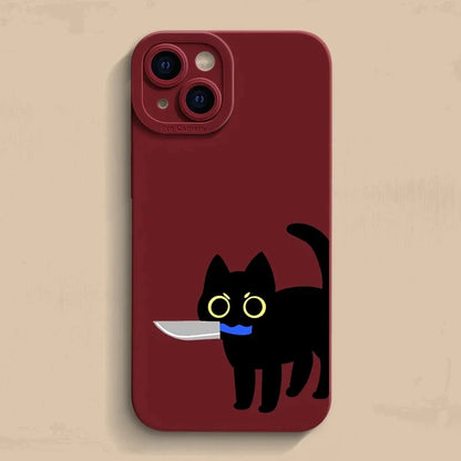 Creative Funny Cat Phone Case