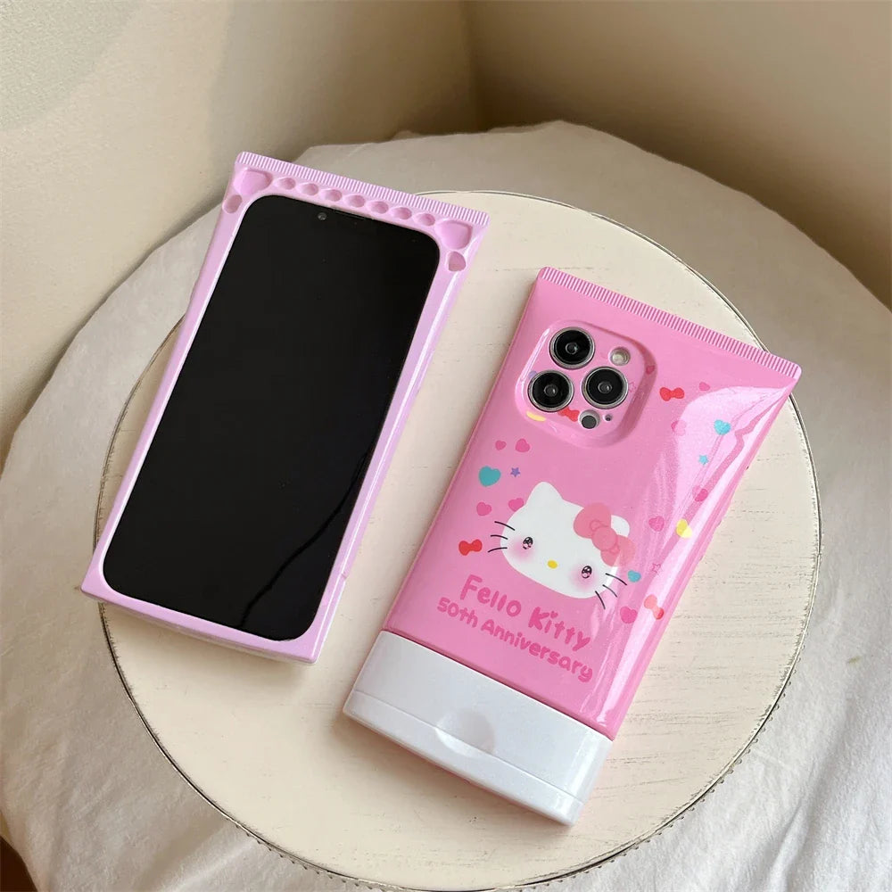 Stereoscopic Hello Kitty Cartoon Phone Case