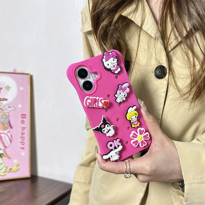 Crocs Funny Cartoon Girl Lovely Phone Case
