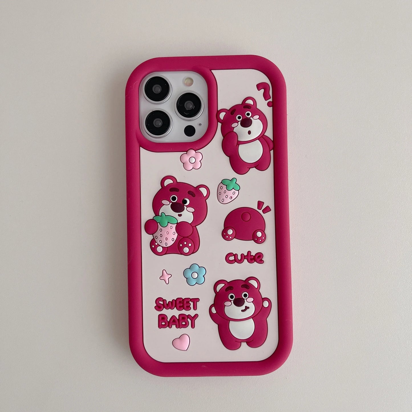 Cartoon Strawberry Melody Kuromi Lotso Phone Case