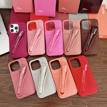 Rhode Minimalist Soft Silicone Phone Case Rhode Liptint Case With Box