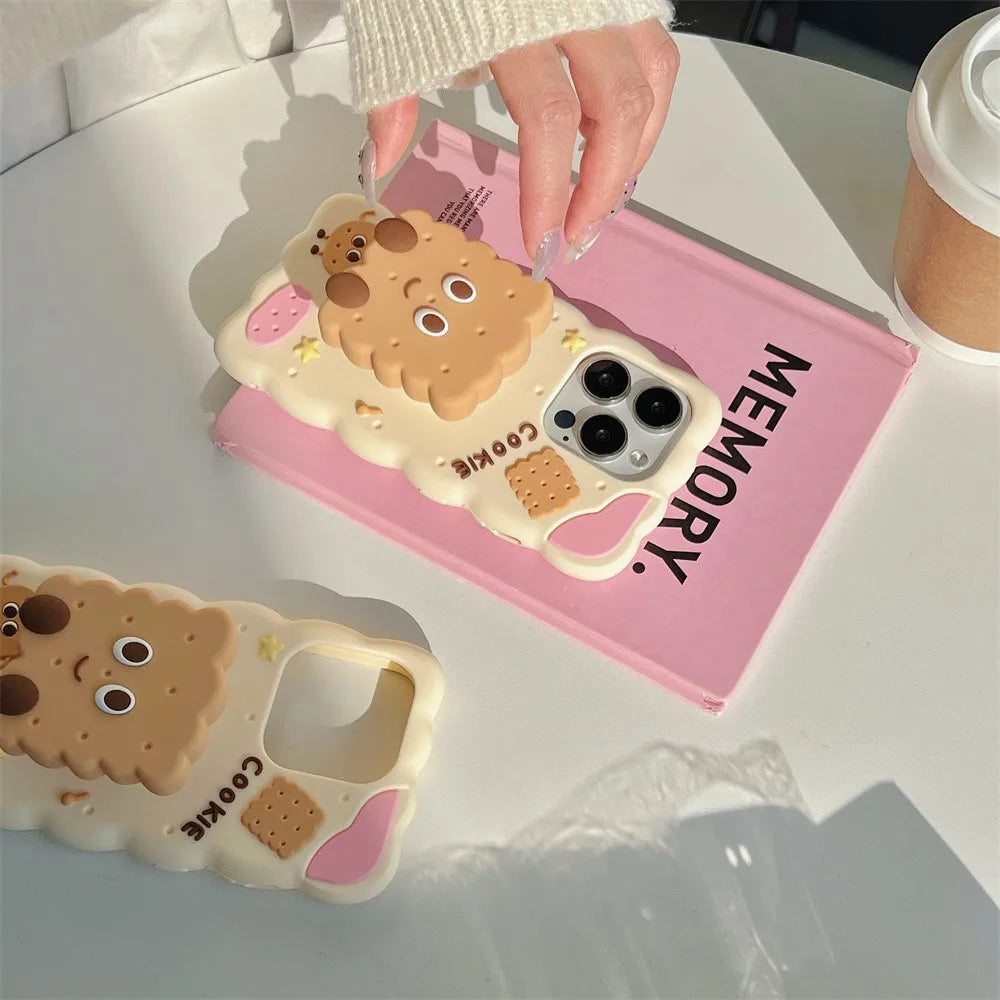 Luxury Fashion Cartoon Soda Bracket Phone Case