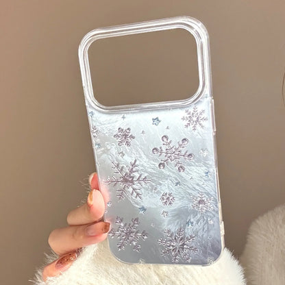 Korean Christmas Snowflakes Phone Case For iPhone