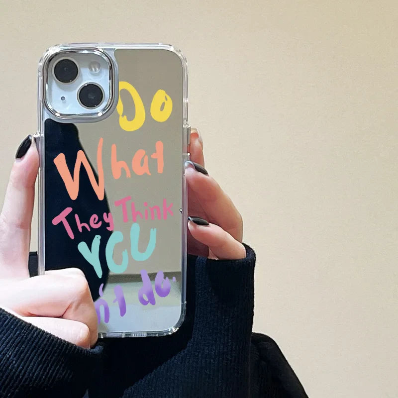 Clouds Stars Mirror Phone Case