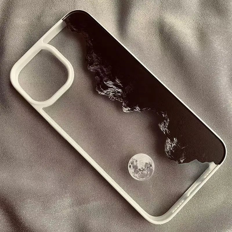 Sunset Scenery Hard Clear Phone Case