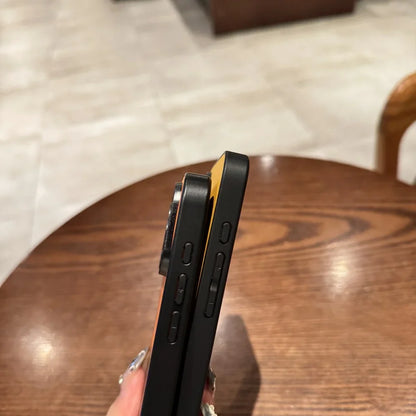 Magsafe Bracket Holder Leather Case For iPhone