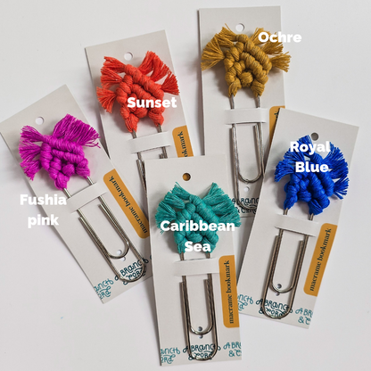 Macrame Bookmark - Summer Brights