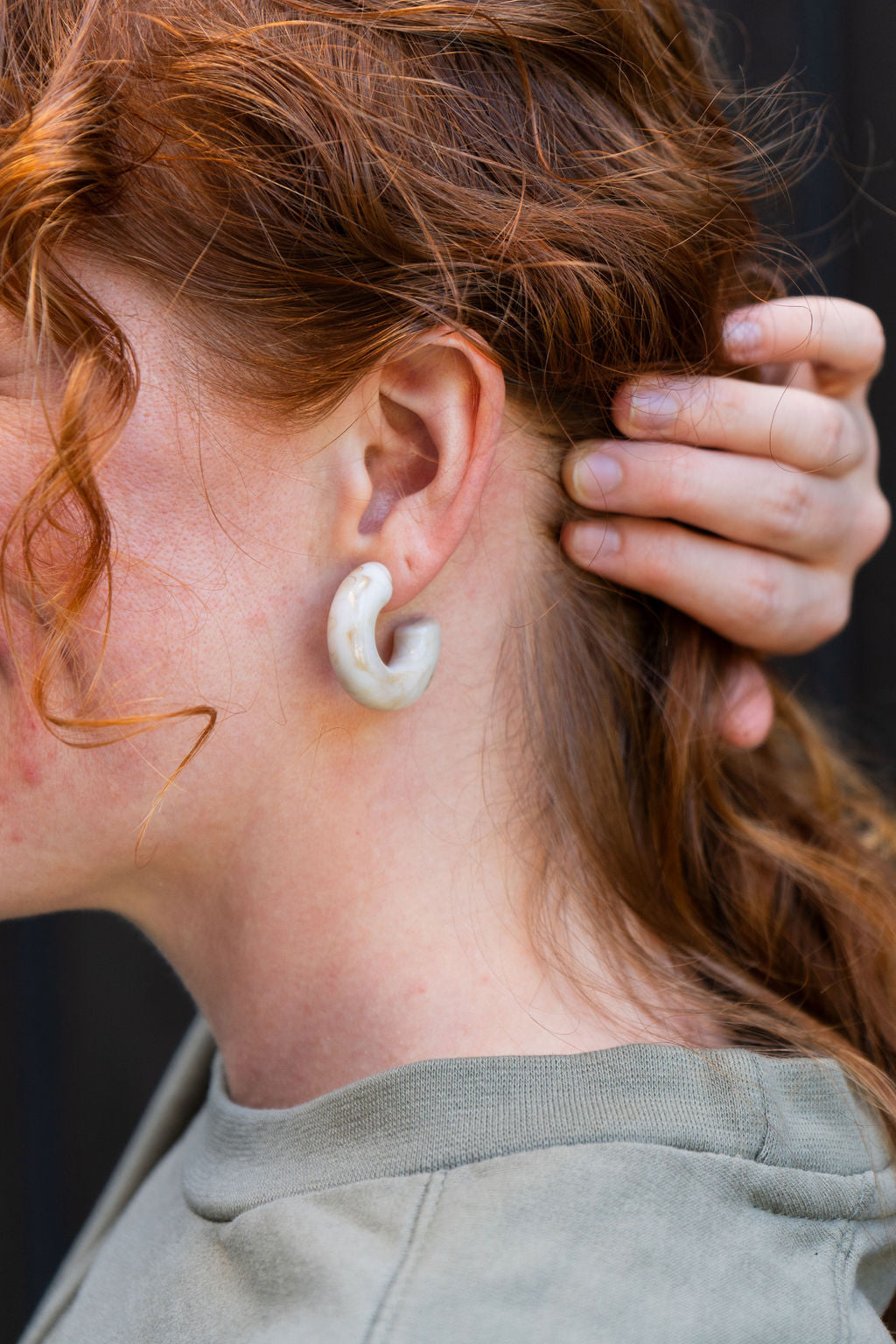 Chloe Hoops - Neutral