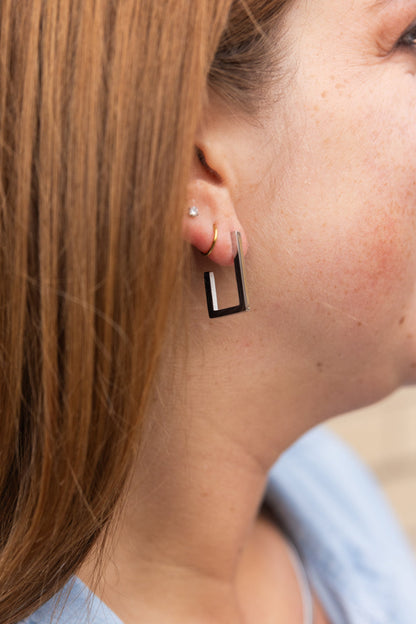 Luxe Silver Goldi Hoops