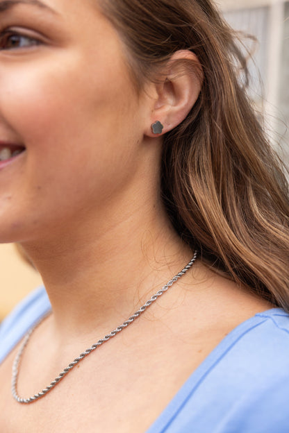 Luxe Silver Rope Chain - 18"