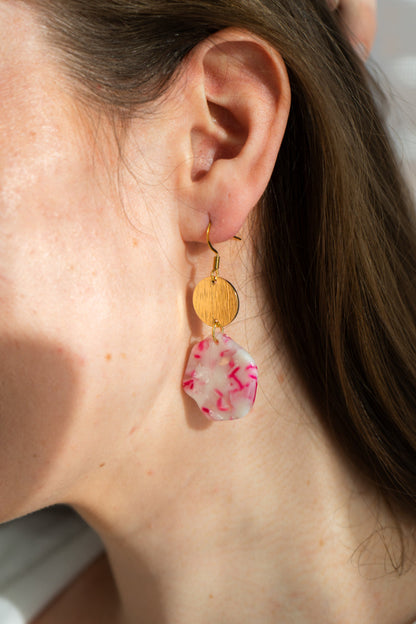 Hannah Earrings - Cherry Blossom