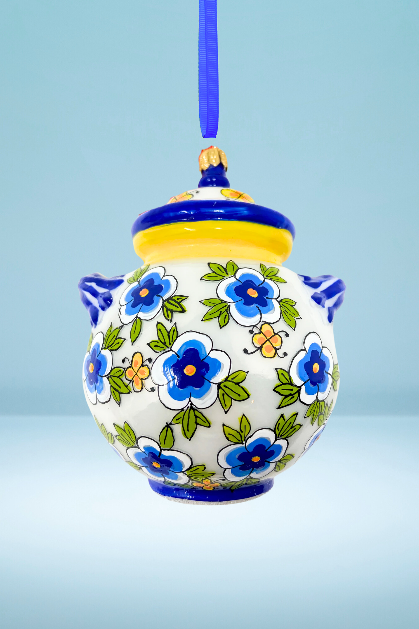 Tarantino Cookie Jar Polish Glass Ornament