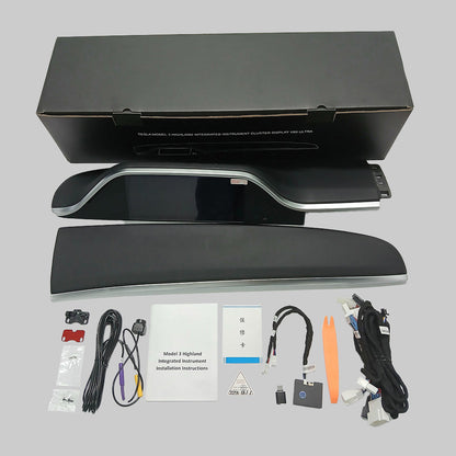 TESERY 8.9'' Integrated Dashboard Display with Ambient Lighting for Model 3 Highland / Model Y Juniper