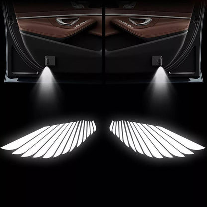 TESERY Angel Wings Door Welcome Lights for Model 3/Y/S/X