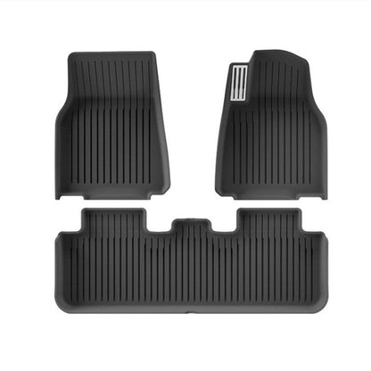 TESERY TPE+Menes Double Layer Floor Mats for Tesla Model 3 & Model Y