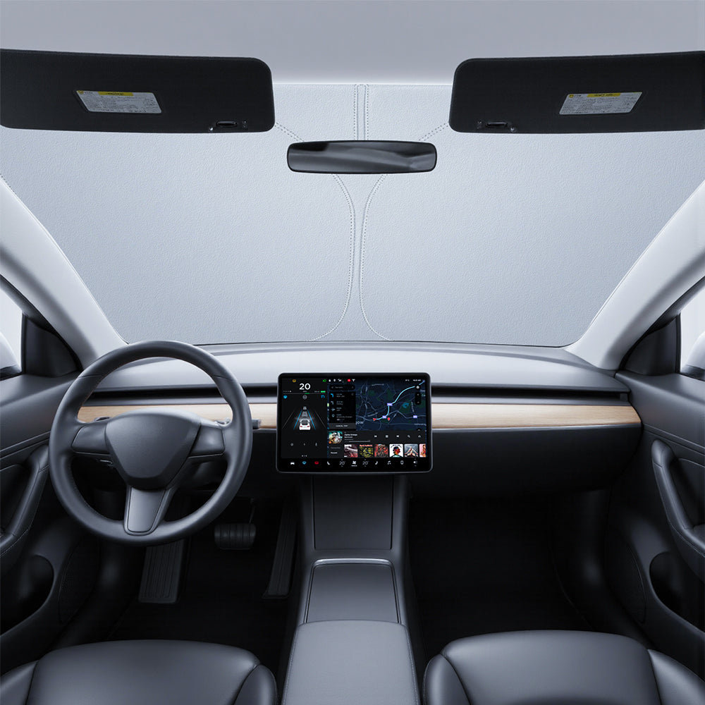 Graphene Front Windshield Sunshade for Model 3 Highland / Model Y Juniper