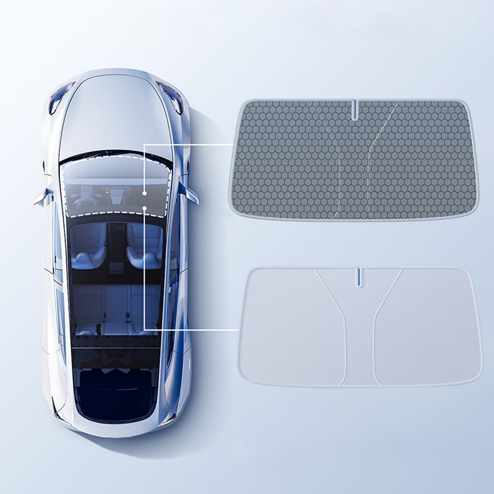 Graphene Front Windshield Sunshade for Model 3 Highland / Model Y Juniper