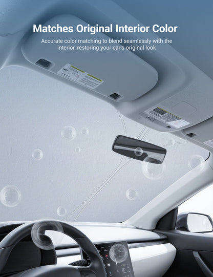 Graphene Front Windshield Sunshade for Model 3 Highland / Model Y Juniper
