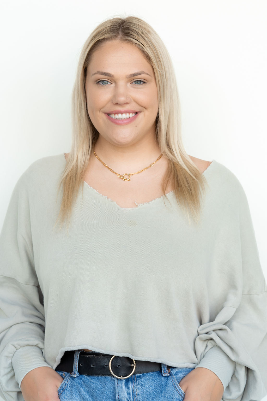 Luxe Gold Paper Clip Chain - 20"