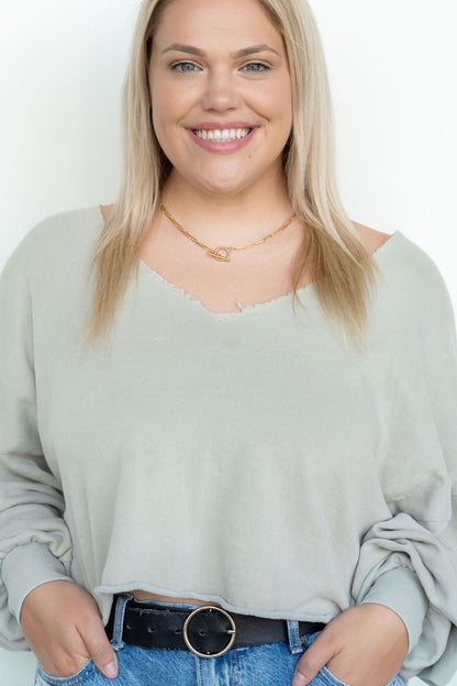 Luxe Gold Paper Clip Chain - 20"